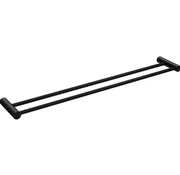 Millennium Finesa Double Towel Rail 800mm, Matte Black