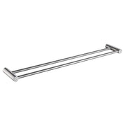 Millennium Finesa Double Towel Rail 800mm, Brushed Nickel
