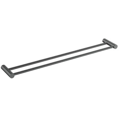 Millennium Finesa Double Towel Rail 800 mm, Gun Metal