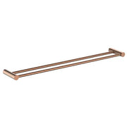 Millennium Finesa Double Towel Rail 800mm, Rosa