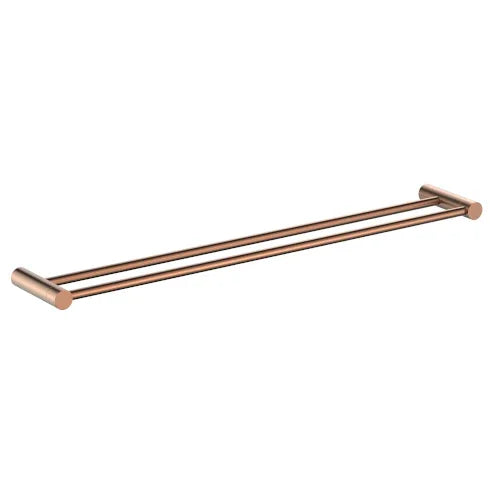 Millennium Finesa Double Towel Rail 800mm, Rosa