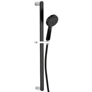 Millennium Akemi Rail Shower, Matte Black & Chrome