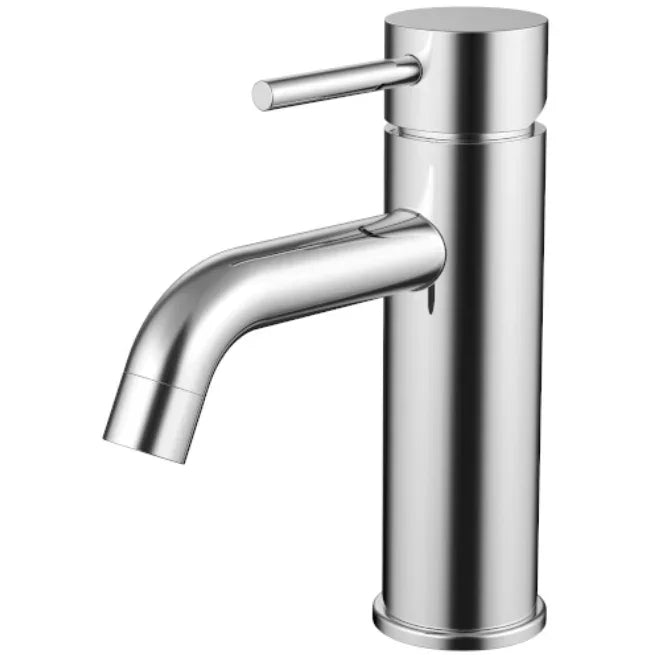 Millennium Cioso Curved Basin Mixer, Chrome
