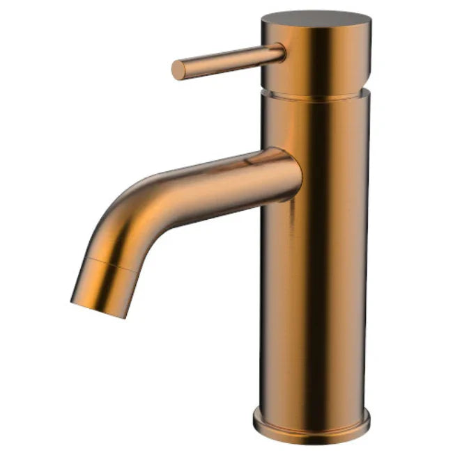 Millennium Cioso Curved Basin Mixer, Rosa