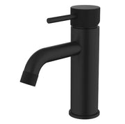 Millennium Cioso Curved Knurled Basin Mixer, Matte Black