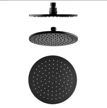 Millennium Akemi 250mm Round Overhead Shower, Matte Black