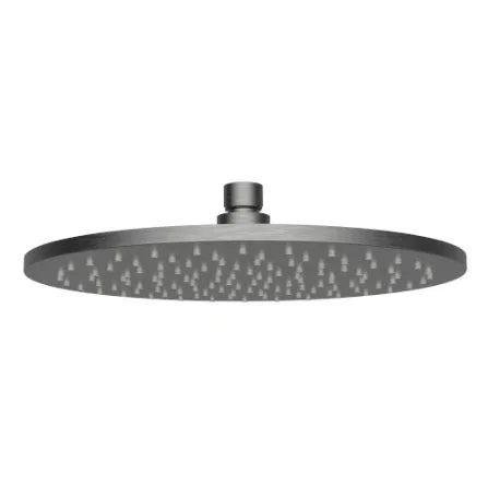 Millennium Akemi 250mm Round Overhead Shower, Gun Metal