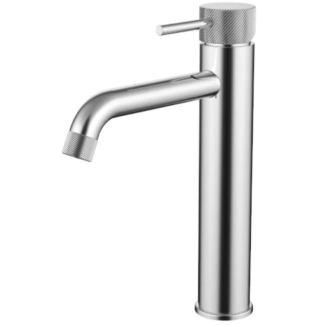 Millennium Cioso Curved Knurled Mid Rise Vessel Mixer, Chrome