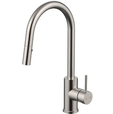 Millennium Cioso Pull Out Spray Sink Mixer, Brushed Nickel