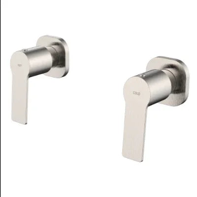 Millennium Akemi SQ Wall Top Assemblies, Brushed Nickel