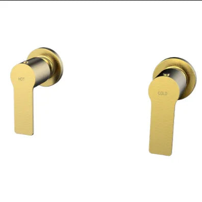 Millennium Akemi Wall Top Assemblies, Modern Brass