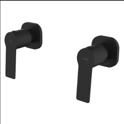 Millennium Akemi SQ Wall Top Assemblies, Matte Black