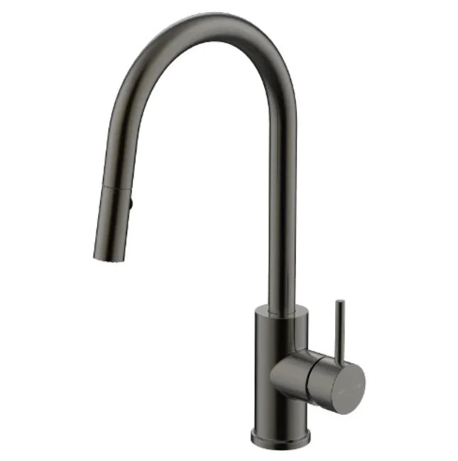 Millennium Cioso Pullout Spray Sink Mixer, Gun Metal