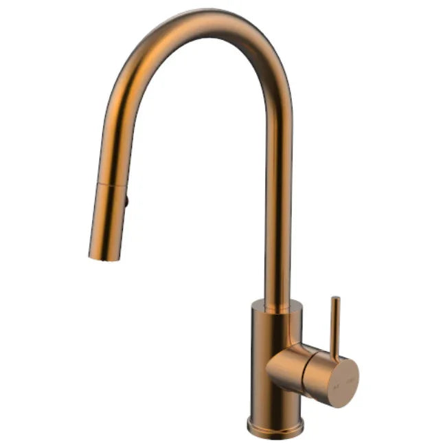 Millennium Cioso Pullout Spray Sink Mixer, Rosa