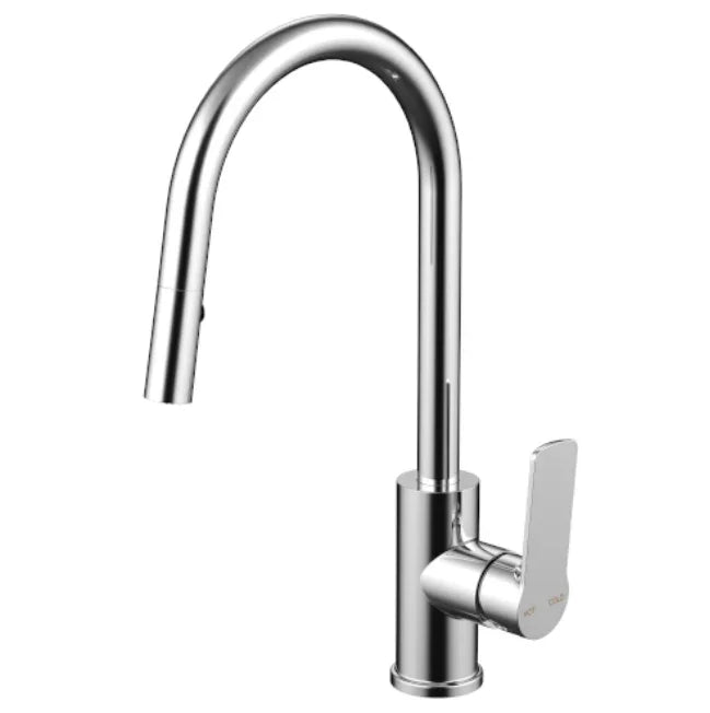 Millennium Cioso Pullout Spray Sink Mixer W/Akemi Handle, Chrome