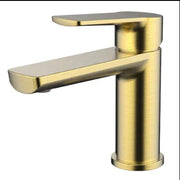 Millennium Akemi Basin Mixer, Modern Brass
