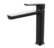 Millennium Akemi Mid Rise Vessel Mixer, Matte Black & Chrome