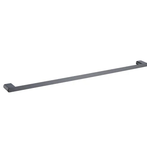 Millennium Zoya Single Towel Rail 800mm, Gun Metal