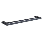 Millennium Zoya Double Towel Rail 600mm, Matte Black