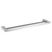 Millennium Zoya Double Towel Rail 600mm, Brushed Nickel