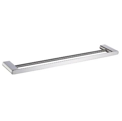 Millennium Zoya Double Towel Rail 600 mm, Brushed Nickel
