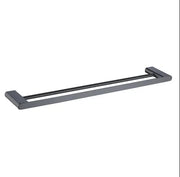 Millennium Zoya Double Towel Rail 600mm, Gun Metal