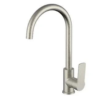 Millennium Akemi Sink Mixer, Brushed Nickel