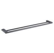 Millennium Zoya Double Towel Rail 800mm, Gun Metal
