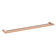 Millennium Zoya Double Towel Rail 800mm, Rosa
