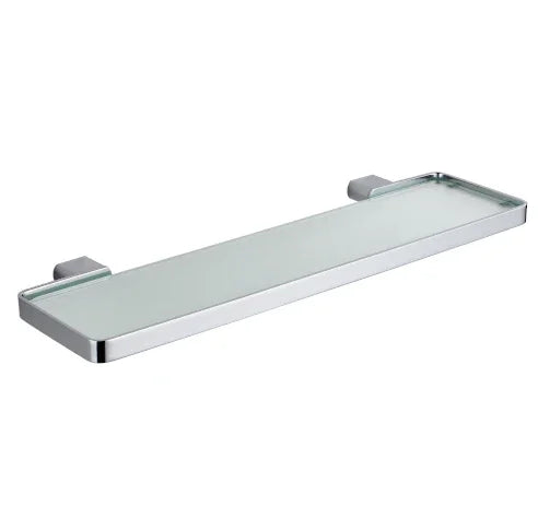 Millennium Zoya Glass Shelf 500mm, Chrome