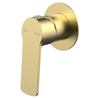 Millennium Akemi Shower Mixer, Modern Brass
