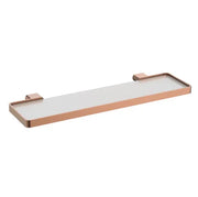 Millennium Zoya Glass Shelf 500mm, Rosa