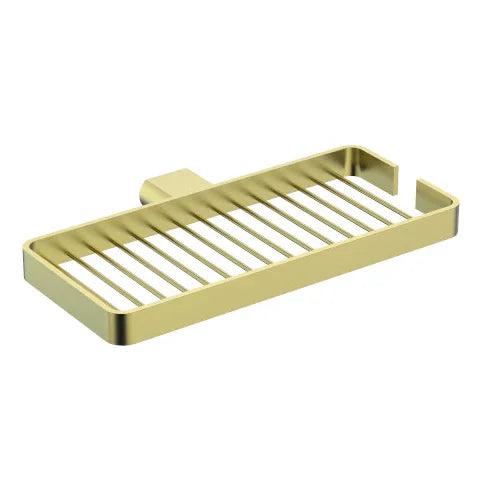 Millennium Zoya Shower Basket 250mm, Modern Brass