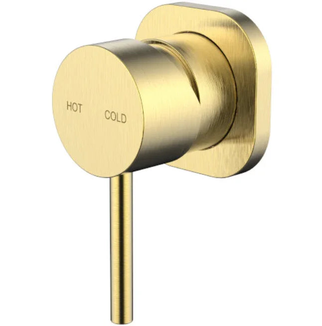 Millennium Cioso SQ Shower Mixer, Modern Brass