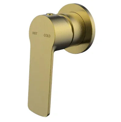 Millennium Akemi SP Shower Mixer, Modern Brass