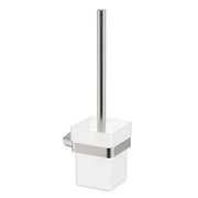 Millennium Zoya Toilet Brush & Holder, Brushed Nickel
