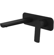 Millennium Akemi Wall Basin/Bath Mixer, Matte Black