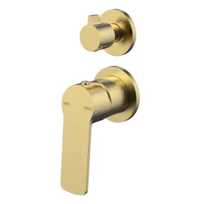 Millennium Akemi Diverter Separate Plate, Modern Brass
