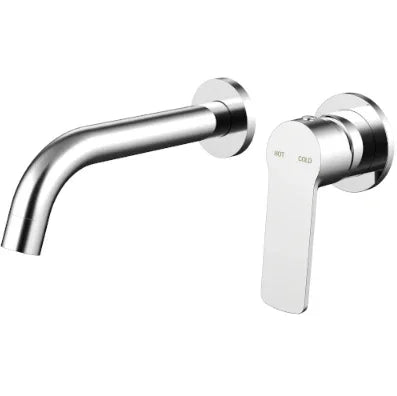 Millennium Cioso Wall Basin Mixer W/Akemi Handle, Chrome