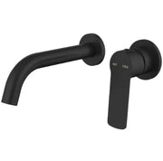 Millennium Cioso Wall Basin Mixer W/Akemi Handle, Matte Black
