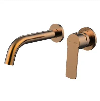 Millennium Cioso Wall Basin Mixer W/Akemi Handle, Rosa