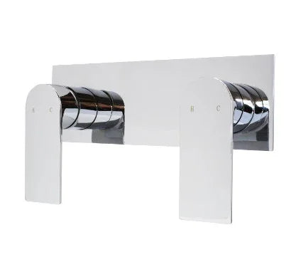 Millennium Kiato Dual Shower Mixer, Matte Black & Chrome