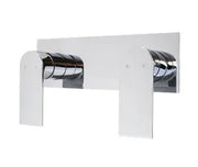 Millennium Kiato Dual Shower Mixer, White & Chrome