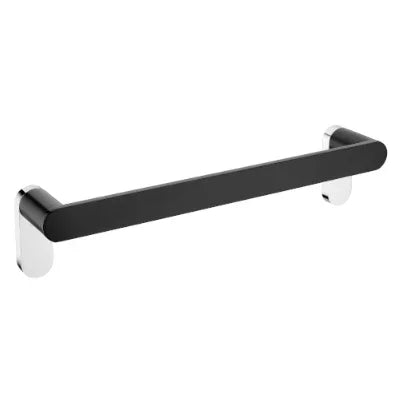 Millennium Akemi Towel Bar 300mm, Matte Black & Chrome