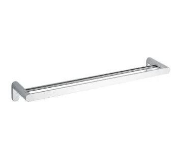Millennium Akemi Double Towel Rail 600mm, Chrome