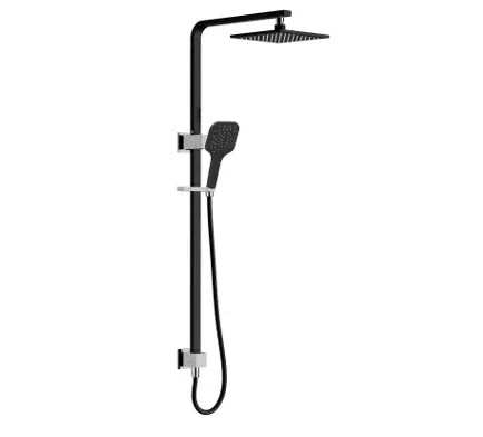 Millennium Kiato Combination Shower, Matte Black & Chrome
