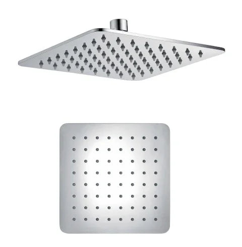 Millennium Kiato 200 x 4mm Square Overhead Shower, Stainless Steel