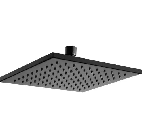 Millennium Kiato 200mm Square Overhead Shower, Matte Black
