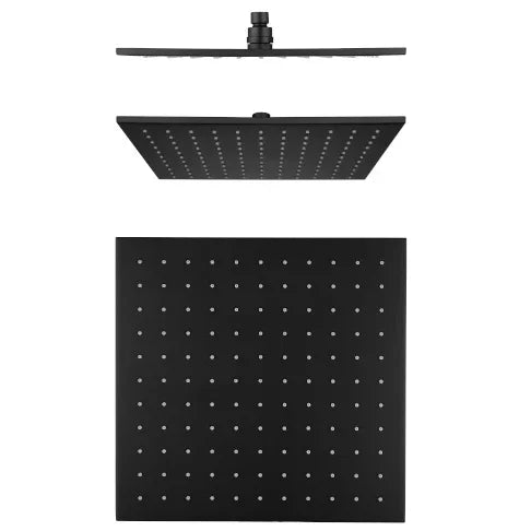 Millennium Kiato 300mm Square Overhead Shower, Matte Black