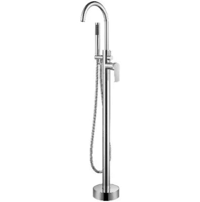 Millennium Akemi Bath Filler W/HandShower, Brushed Nickel